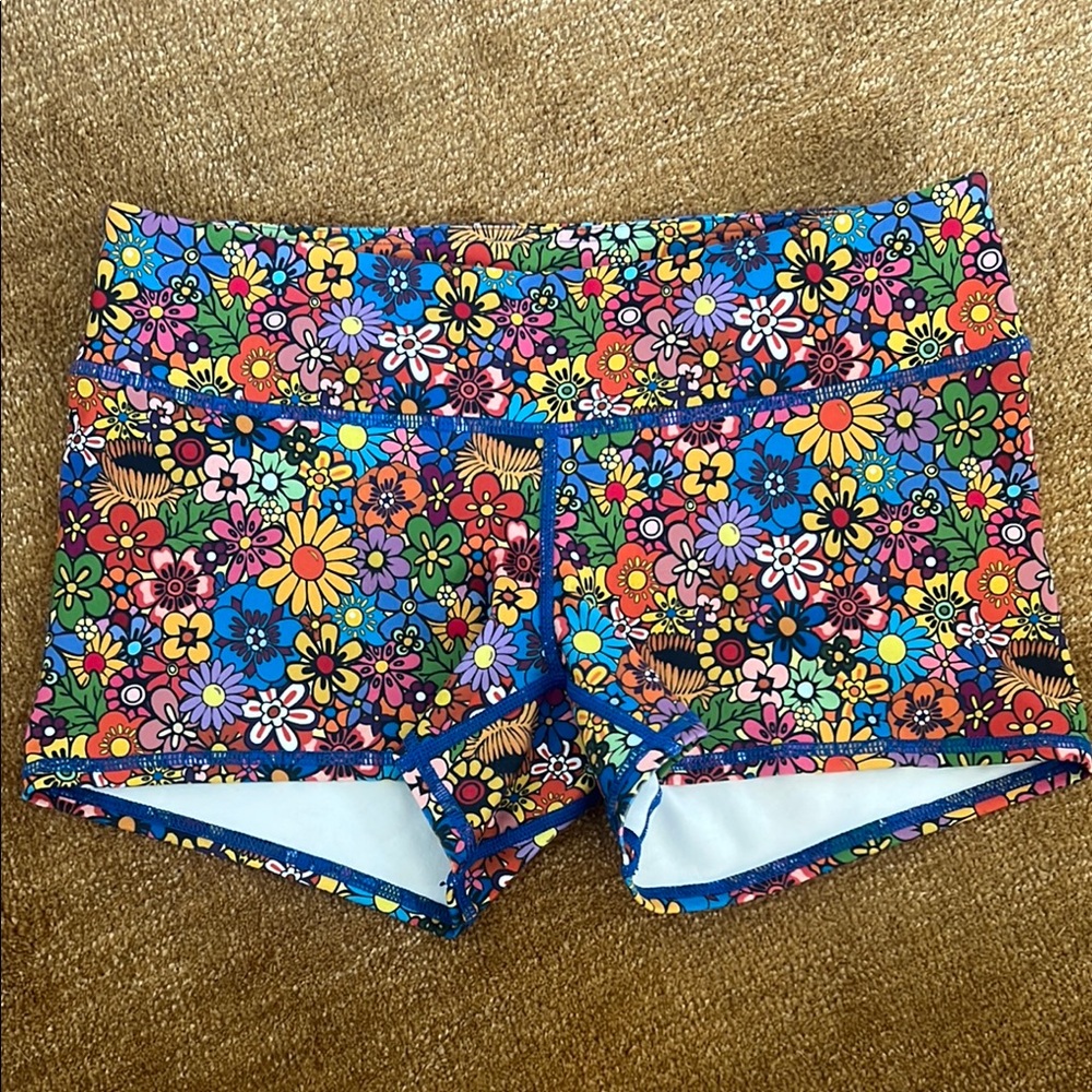 Blue and Red Athletic Shorts for Active Days